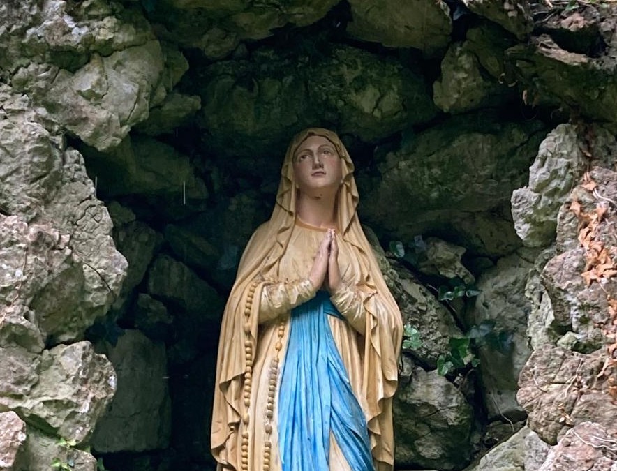 A lump in her throat